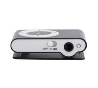 SPYMINNPOO MP3 Music Player Set, Portable MiniMP3 Player with Back Clamp/Holder and Earphone, Aluminum Alloy Lightweight Design, 8GB Expandable Memory, 5+ Hours Playtime for Sports and Outdoor (Black)