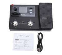 SPYMINNPOO Multi Effects Pedal Guitar Effects Processor with 8 Modules 100 Presets Built-in Rechargeable Battery Drum Machine Tuner BT for Electric Guitar