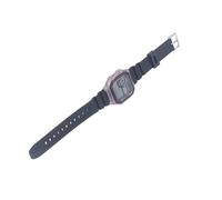 SPYMINNPOO Multifunctional Electronic Sports Watch Luminous Alarm Timing 12 24 Hours for Men Rubber ABS Plastic Stainless Steel (Transparent Purple)