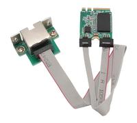 SPYMINNPOO Network Card, M.2 A+E Networks Cards Bent Pin Gigabit Ethernet Single Port RJ45 Server with I210AT Chip for Computer