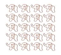 SPYMINNPOO Paper Clips, Shaped Iron Rose Gold Elephant Clips, 20pcs Cute Animal Paper for Office Classifications, Home and School Use