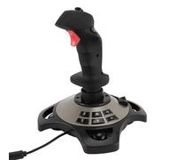 SPYMINNPOO PC Flight Joystick, Wired Flight Stick with Vibration Function Throttle Control, for 7 8 10 11 Computer, Laptop