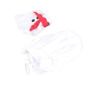 SPYMINNPOO Pet Chef Costume Cute Stylish Adjustable Washable Pet Clothing Hat and Cape for Cat Dog Kitchen Expert (L)