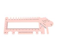 SPYMINNPOO Plastic Sheep Shape Crochet Sweater Knitting Thread Gauge Ruler for Sewing, Durable Quilting Tool for Most Places