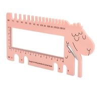 SPYMINNPOO Plastic Sheep Shape Crochet Sweater Knitting Thread Gauge Ruler for Sewing, Durable Quilting Tool for Most Places