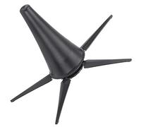 SPYMINNPOO Portable Clarinet Stand Foldable 5 -Legs Flute Holder Wind Instrument Rack for Musicians Black Abdominal Muscle Plastic