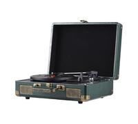 SPYMINNPOO Portable Record Player with 5.0, HiFi Sound System, USB//TF Playback, 33/45/78 RPM for 7/10/12-Inch Records, Ideal for Home and Gatherings (Green)