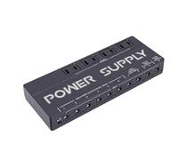 SPYMINNPOO Power Supply for Guitar Pedals, 10 Isolated Outputs 500mA Noise Reduction 9V 12V 18V for Pedalboard Bass Guitar (UK Plug)