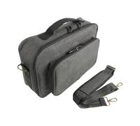 SPYMINNPOO Professional Effects Pedal Case, Portable Guitar Effects Pedal Bag with 10mm Pearl Cotton Padding, Shoulder Strap Carry Handle, External Mesh Transparent Pockets, Non Slip (S 62x50cm /