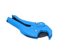 SPYMINNPOO Ratchet PVC Pipe Cutter Efficient Cutting Tool for PVC Pipes and Plastic Tubes with Lock Buckle for Easy Storage Ideal for Plumbers Aluminum Alloy Blue 9.1x4.2in