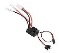 SPYMINNPOO RC Brushed ESC, 60A RC Car ESC Electronic Speed Controller 2-3S Waterproofs with 6V/3A for 1/10 Scale Remote Control Cars