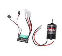 SPYMINNPOO RC Brushed Motor, Electric Speed Controller Small Motors ESC Set High Power Upgrade Parts for Cars Boats