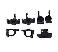 SPYMINNPOO RC Car Accessories Set Durable Front Rear Wheel C Type for 144001 1/14 4WD Car Improving Control Experience Spare Parts for Ages 6+ ((four sets))