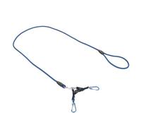 SPYMINNPOO RC Car Traction Rope, High Strength Nylon Braided Winch Recovery Strap with Metal Hooks, for 1:5 1:8 :10 RC Crawler Car SCX10 (Blue)