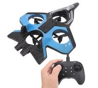 SPYMINNPOO RC Glider, 2.4Ghz Remote Control Airpalne, 4 Engine Thrust | 3 Speeds | 360° Stunts Remote Control Plane Toy with Lights (3 Batteries)