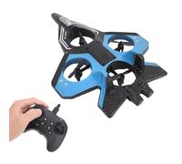 SPYMINNPOO RC Glider, 2.4Ghz Remote Control Airpalne, 4 Engine Thrust | 3 Speeds | 360° Stunts Remote Control Plane Toy with Lights (Single Battery)