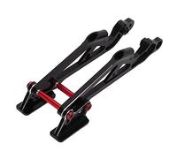 SPYMINNPOO RC Rear Wing Mount Set, Upgrade Accessory for Kraton 1/8 RC Car, Aluminum Alloy Spoiler Bracket for Off Road Bash & Racing (Black Red