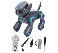 SPYMINNPOO Remote Control Robot Dog, Smart Programmable Robotic Puppy Dancing Singing Stunt Pet with Music Lights Interactive Touch Talking Toys for Boy Girls