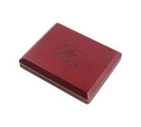 SPYMINNPOO Saxophone Reed Case, Magnetic ABS Reed Storage Box with Plush Lining for Musicians Practice Performance (Red)