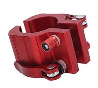 SPYMINNPOO Scooter Seatpost Clamp Lock, Scooter Vertical Rod Rugged Lock Fit for Zero 8X 10X 11X Electric Scooter Series (red)