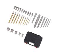 SPYMINNPOO Screw Extractor Set, CrMo HSS Steel Multi Spline Extractors for Stripped Nuts Broken Bolts, Reverse Spiral Design for Automotive Repairs