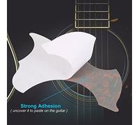 SPYMINNPOO Self-Adhesive Folk Guitar Pickguard, Durable Protection for 41 Inch Guitar Players (Red)