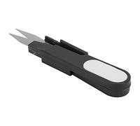 SPYMINNPOO Sewing Scissors, Professional Thread Cutter with High Carbon and Plastic Handle, for Cutting Thread Slag and Fabric in Garment Industry (Black)
