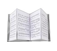 SPYMINNPOO Sheet Music Folder, A4 Piano Music Sheet Folder 40 Sheets Capacity Drum Score Holder for Students Band Performers
