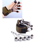 SPYMINNPOO Silicone Finger Flexion Extension Trainer for Finger Strength Training and Rehabilitation, Soft Silicone Hand Circulation Exerciser, Ergonomic Grip Trainer (20lbs Red)