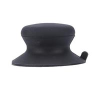 SPYMINNPOO Silicone Pot Cover Knob, Resilient Food Grade Replacement with Vacuum Suction Design for Cooking Camping Travel, Compatible with Various Containers Also as Phone Stand (Black)