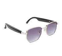 SPYMINNPOO Smart AI Glasses, Multifunctional Real Time Translation Smart Sunglasses, Support for Deepseek, Meeting Travel Studying (Silver)
