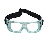 SPYMINNPOO Sport Goggles, Explosion Proof Basketball Glasses with Elastic Regulable Headband, Curved Fit Frame Impact Resistant PC Material, for Kids Adults Running Cycling (Blue)