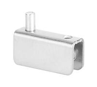 SPYMINNPOO Stainless Steel Glass Clamp Set Strong Durable Fixing Clamp/Holder Hardware Fittings for Glass Cabinet Display Cabinet, 10Pcs 1.6x0.8x0.5in