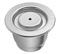 SPYMINNPOO Stainless Steel Refillable Coffee Capsule Shell Filter for Machine, Eco-Friendly Coffee Capsule Cup for Rich Taste, Reusable for Home Office, 3.6x3.6x2.5cm