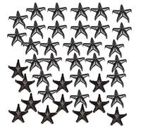 SPYMINNPOO Star Rivets 5-Pointed Star Claw Nails for Bags Hats Decoration 200Pcs 10MM Silver Gold Black Gun Black for Clothing Shoes Leather Bags Accessories (Zinc Alloy 3)