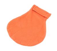 SPYMINNPOO Sugar Glider Pouch, Plush Material with Anti Bite Glove, Warm Bonding Mitt for Small Animals Comforting Sleeping Bag (Orange)
