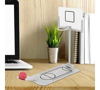 SPYMINNPOO Table Basketball Machine with Good Elasticity and Spring Loaded Rebounding Portable Basketball Game Mini Hoop Toy 100% Metal 476g