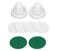 SPYMINNPOO Table Hockey Puck Set, Durable High Impact Accessories for an Exciting Gaming Experience, 8 Pcs for All Standard Tables (Type A)