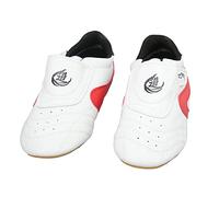 SPYMINNPOO Taekwondo Shoes, Unisex Adults PU Leather Soles Martial Arts Karate Kung Fu Breathable Sport Gym Shoes for Boxing Tai Chi (41)