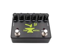 SPYMINNPOO Top Metal Boost Effects Pedal, 3 Band EQ Mid Focus Distortion Electric Guitar Pedal for Punchy Bass, Crisp Highs
