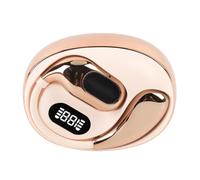 SPYMINNPOO Translation Earphones, AI Accurate Quick BT Wireless Ear Hook Translation Earbuds, for Study Work Life, Multilingual Communication (Beige)