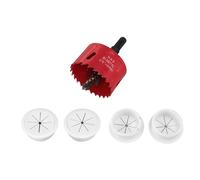 SPYMINNPOO TV Wire Hider, PC and Steel Wall Cable Management Kit with 4 Pass Throughs and Hole Saw Drill Attachment for Hiding Cables Behind Wall Mount TV 2.36in Hole