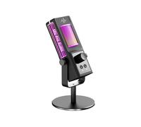SPYMINNPOO USB Condenser Microphone, Professional Cardioid Mic with 24bit/48kHz Sampling Rate for Streaming Podcast Gaming, RGB Lighting, Compatible with PC Smartphone