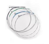 SPYMINNPOO Violin Strings, Stainless Steel Core with Zinc Brass Winding for Warm Full Sound, Color Coded Ball Ends for Easy Installation, Fits 4/4 3/ Violins