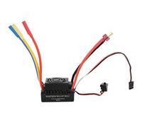 SPYMINNPOO Waterproof Brushless 60A ESC Electric Speed Controller for SCX10 1/10 RC Car Model, Enhanced Throttle Response, for All Conditions of The Race, Black (T insert)