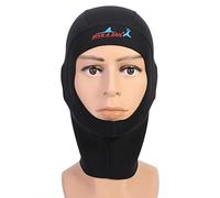 SPYMINNPOO Wetsuit Hood 1/3MM Thermal Neoprene Wetsuit Hood Surf Divers Hat for Men Women (L-1mm) Black Unisex-Adults Unisex Neoprene Nylon Snorkeling Diving Surfing Sailing Kayaking Canoeing