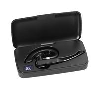 SPYMINNPOO Wireless Business Helmet with LED Power Display for Office Use and Music Listening, on the Helmet Above the Ear with Microphone for IOS and Devices