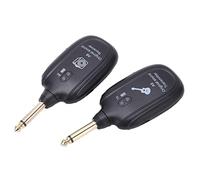 SPYMINNPOO Wireless Guitar System Reliable UHF Sound Transmission for Great Sound Quality for Electric Guitarists Black 1 Set