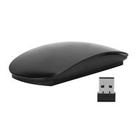 SPYMINNPOO Wireless Touch Mouse High Sensitivity 1200DPI 2.4GHZ Precise Positioning for Laptop Note, Suitable for Amateur Games (Black
