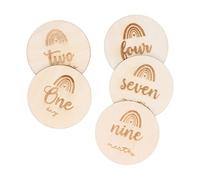 SPYMINNPOO Wood Rounds Poisonless Antiallergic 14Pcs Wide Application for Art Classes Wedding Planning Composite Wood Applicable Scene: Decoration